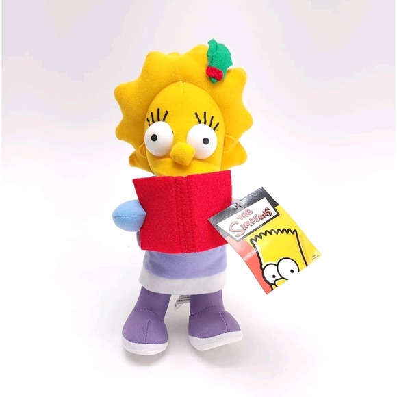 NWT Simpsons Lisa Simpson Christmas Plush 2006 NANCO 12